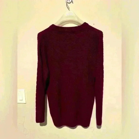Suzy  Shier Textured-knit Sweater - Picture 1 of 5